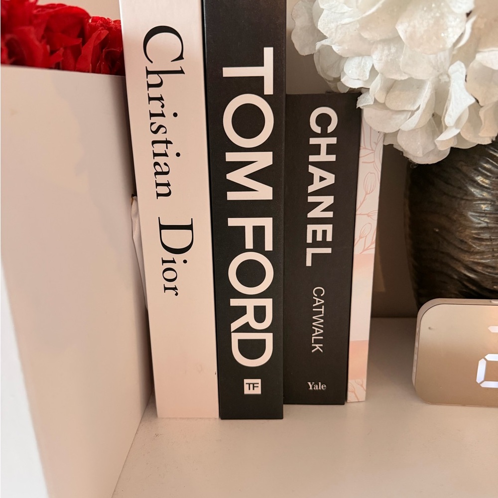 Designer Coffee Table Faux Book Decor